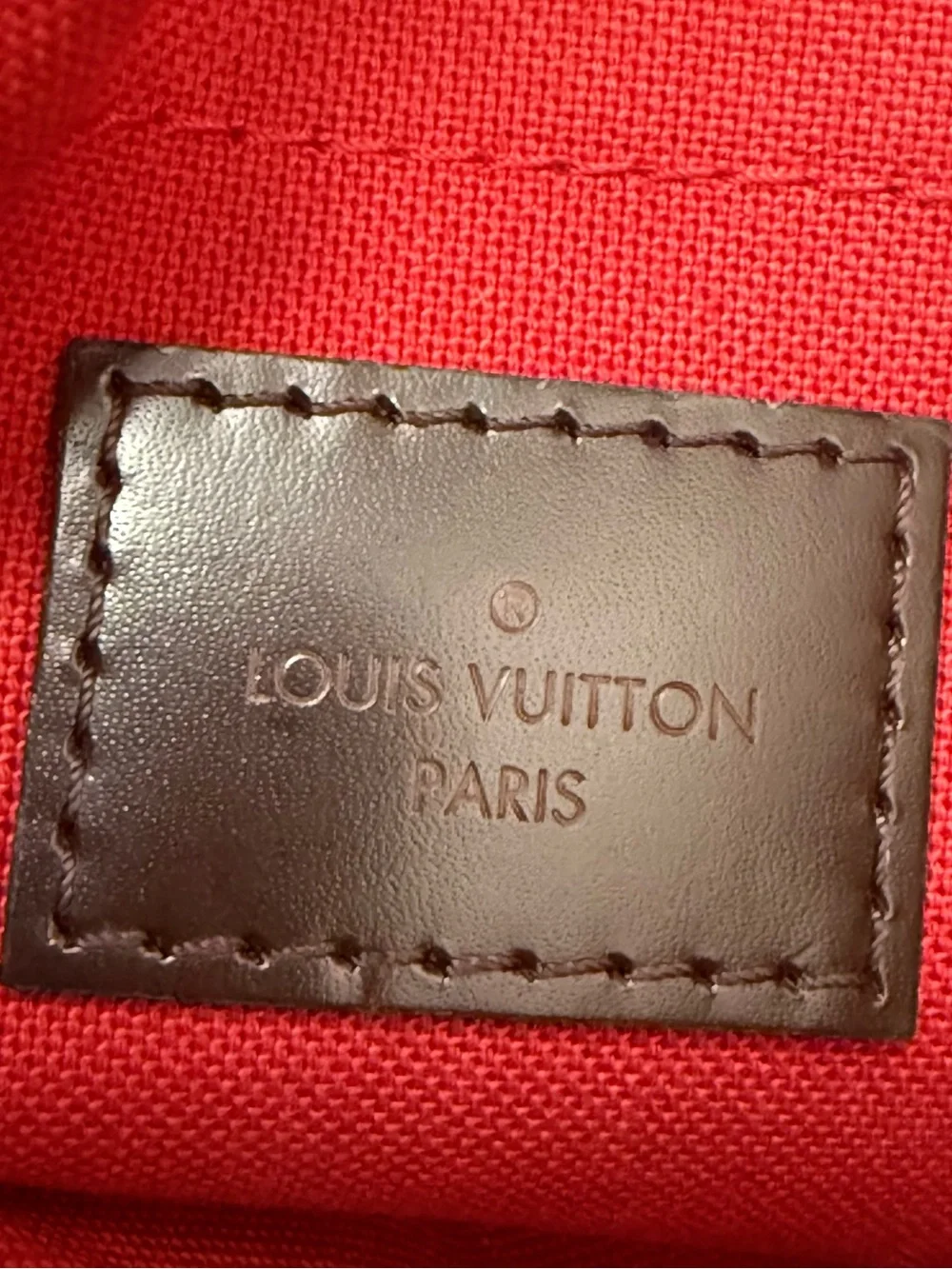 LOUIS VUITTON Favorite PM Damier Ebene Crossbody Bag